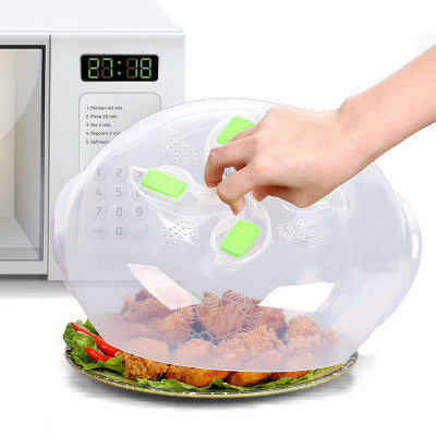 Collapsible Microwave Splatter Guard - Green