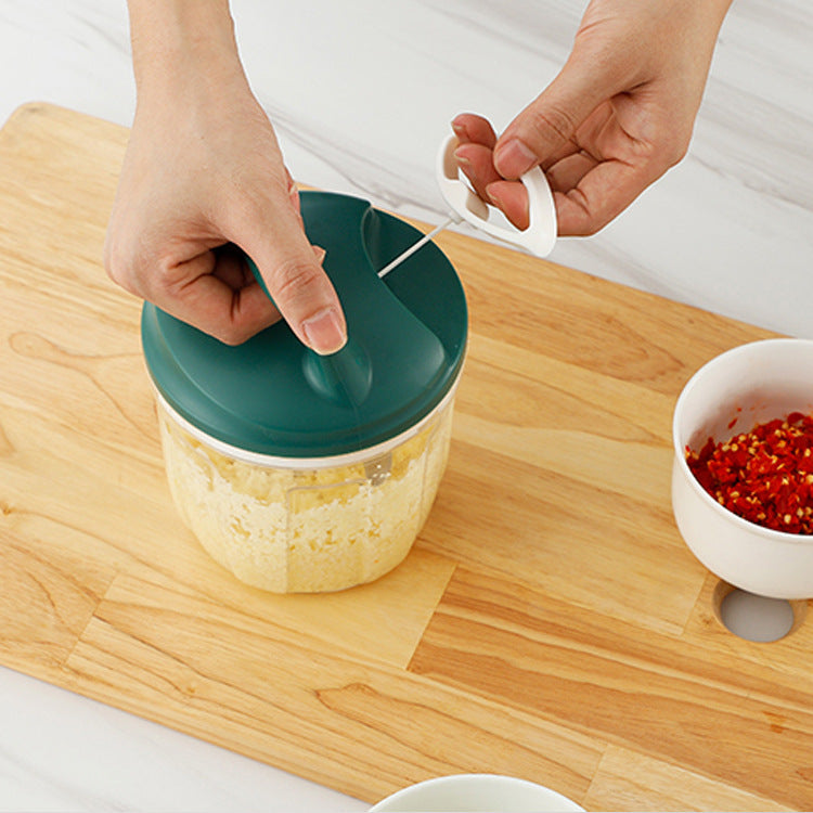 Compact Pull-Cord Manual Vegetable & Food Chopper detail